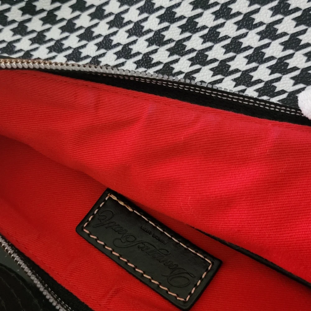 Dooney & Bourke Houndstooth Hobo Shoulder Bag - Picture 12 of 16